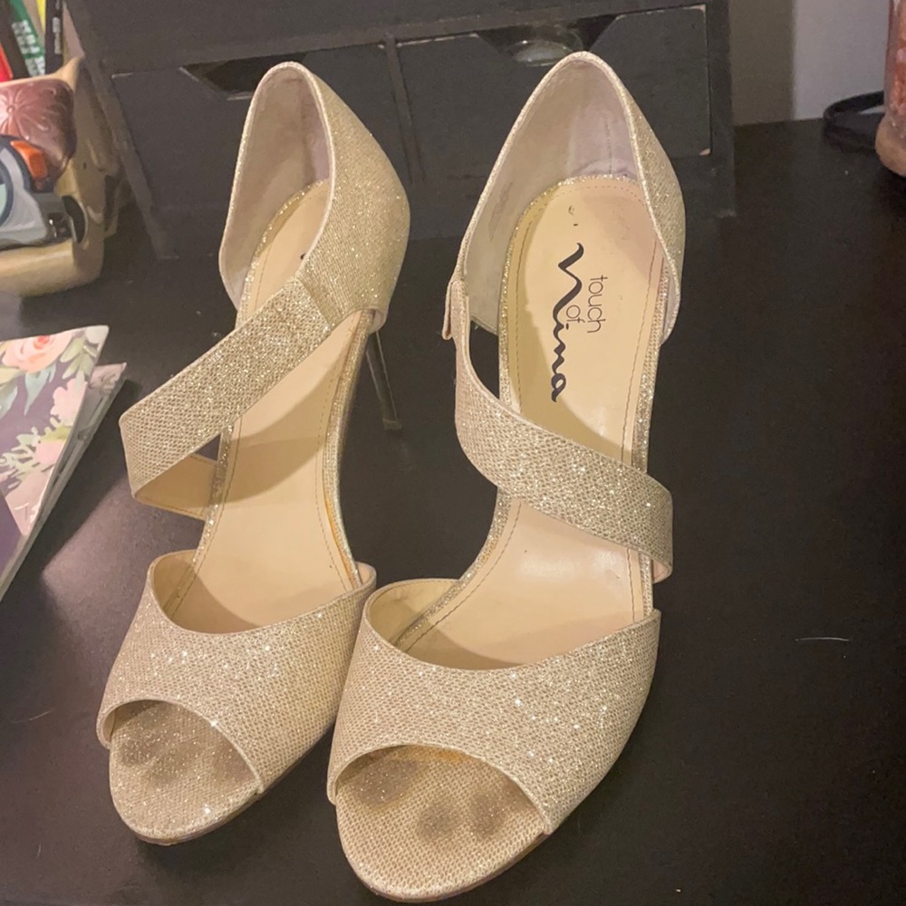 Gold heels